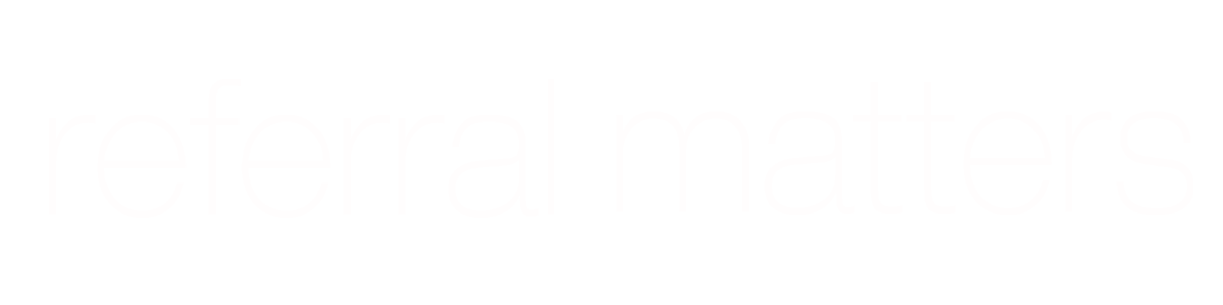 Referral Matters